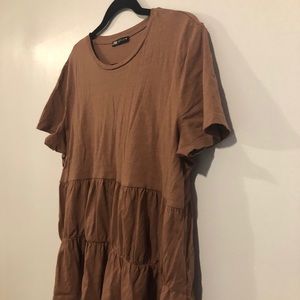 ZARA brown beige top